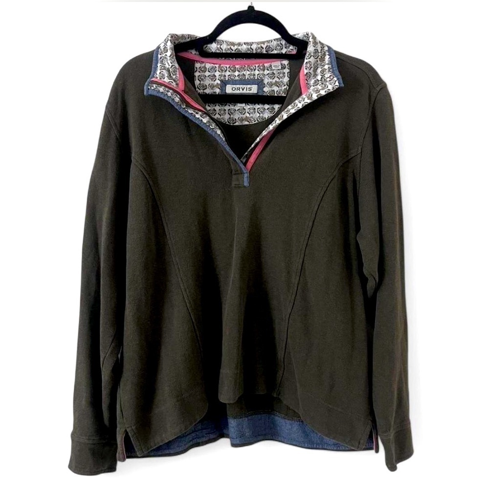 Orvis Women's Olive Sweater